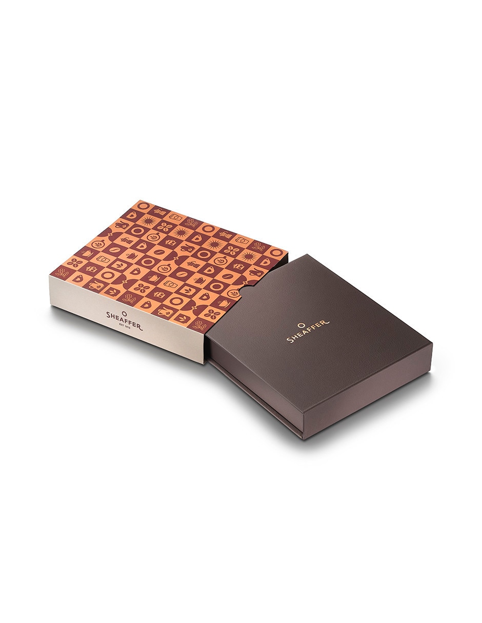 Set de regalo bolígrafo y tarjetero Sheaffer 100 Coffee Edition