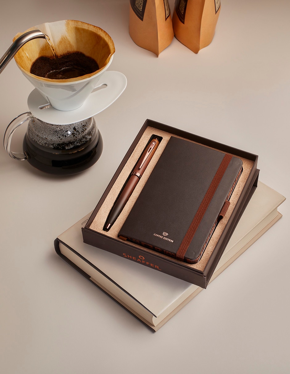 Set de regalo bolígrafo y libreta 100 Coffee Edition 11