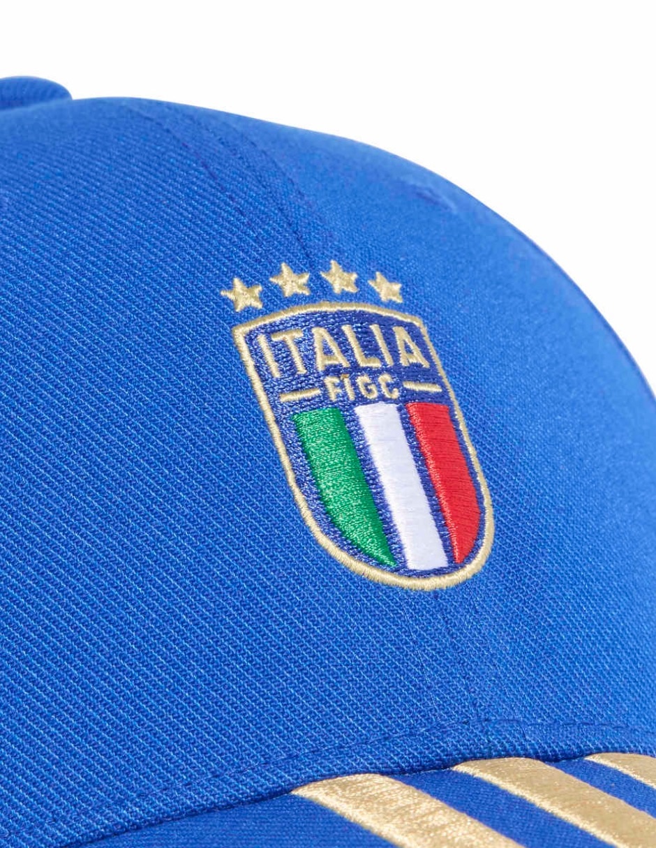Gorra visera curva broche para fútbol Fifa World Cup Federación Italia Selección de Fútbol de Italia unisex
