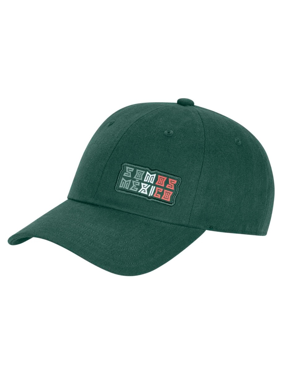 Gorra con visera curva broche para fútbol Selección Nacional De México adulto 1
