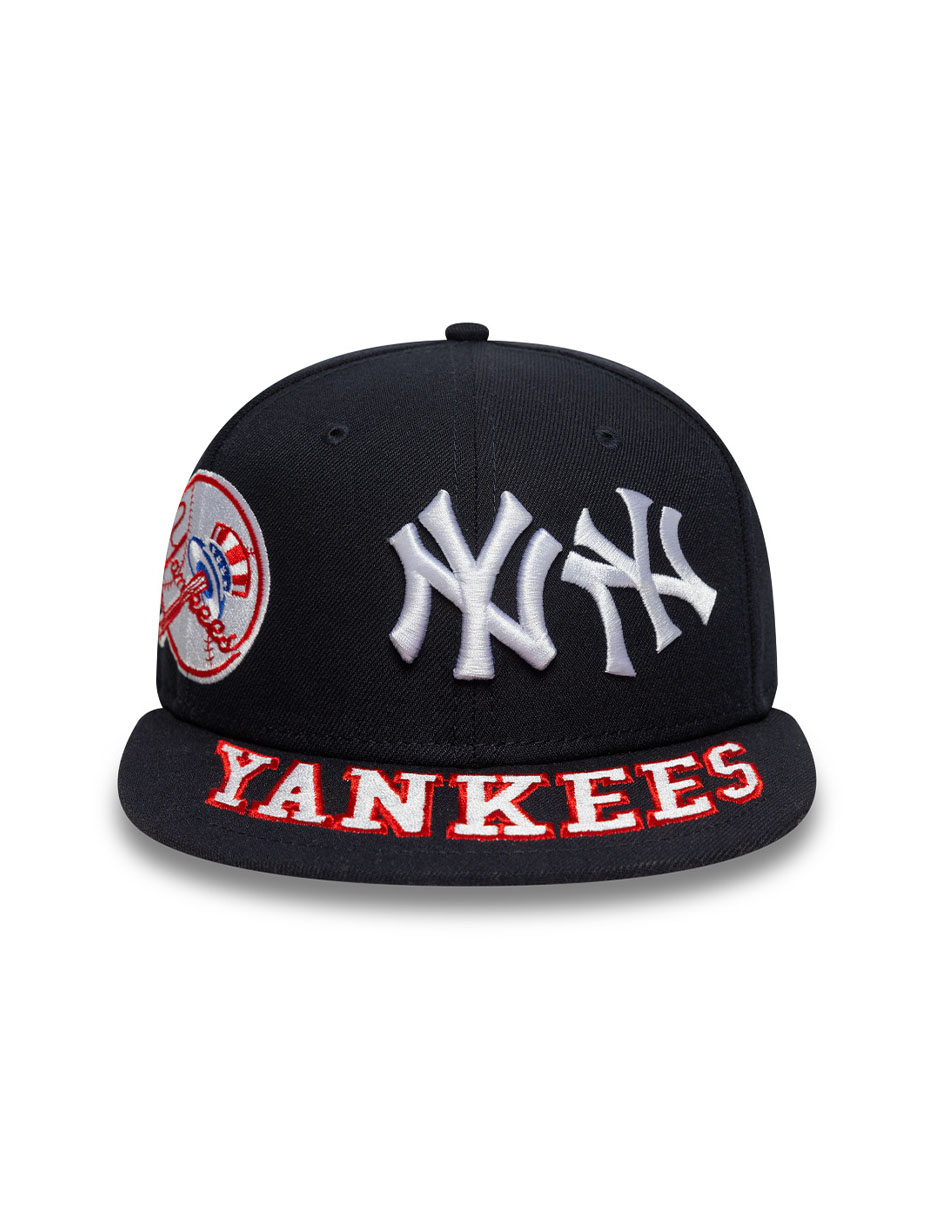 Gorra visera plana cerrada para béisbol Img All Over MLB New York Yankees para adulto 6