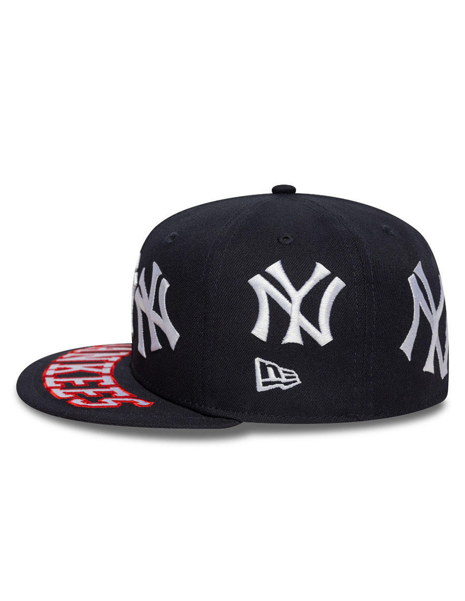 Gorra visera plana cerrada para béisbol Img All Over MLB New York Yankees para adulto 7