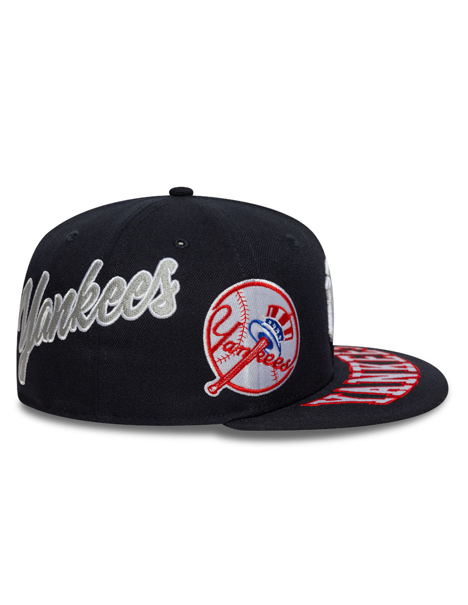 Gorra visera plana cerrada para béisbol Img All Over MLB New York Yankees para adulto 3