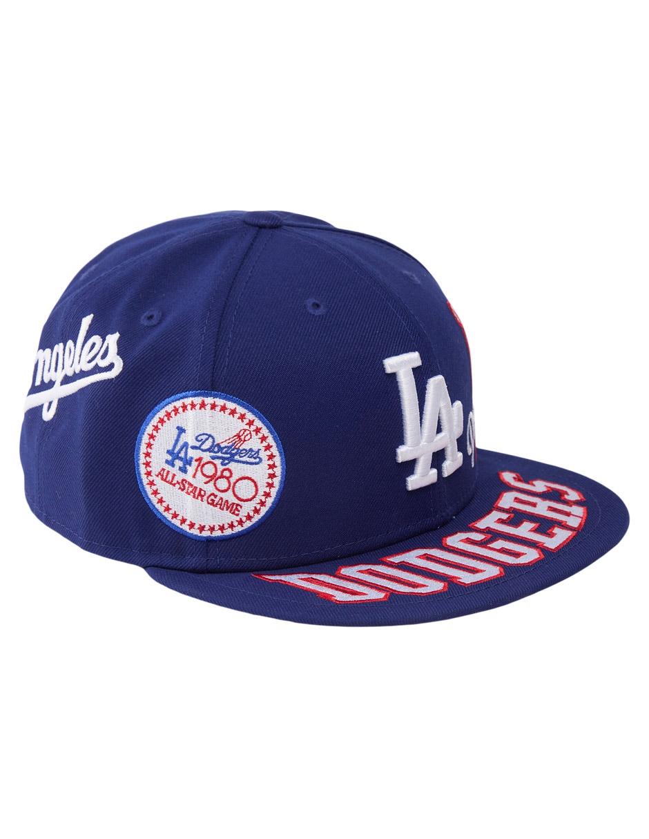 Gorra visera plana cerrada casual MLB Los Angeles Dodgers para hombre