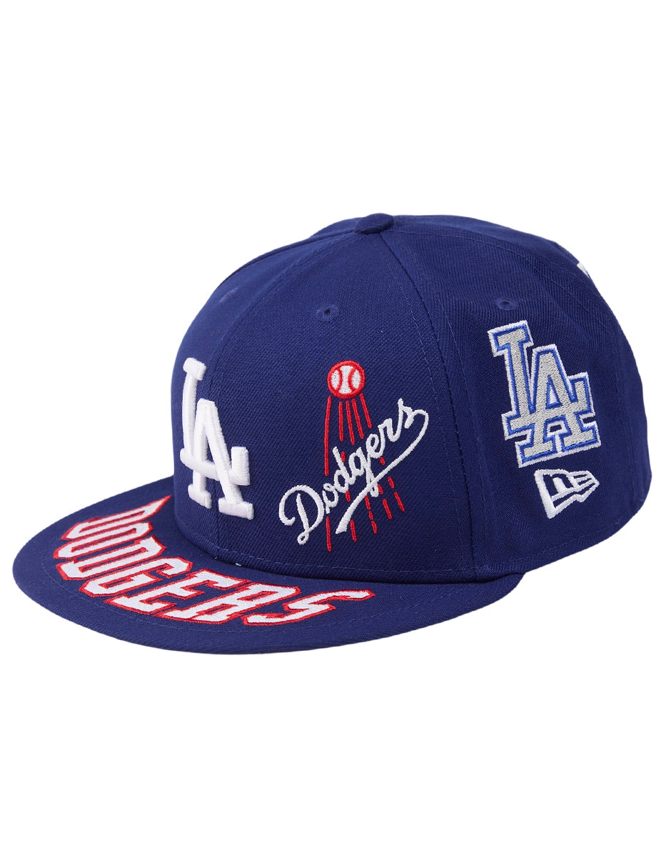 Gorra visera plana cerrada casual MLB Los Angeles Dodgers para hombre