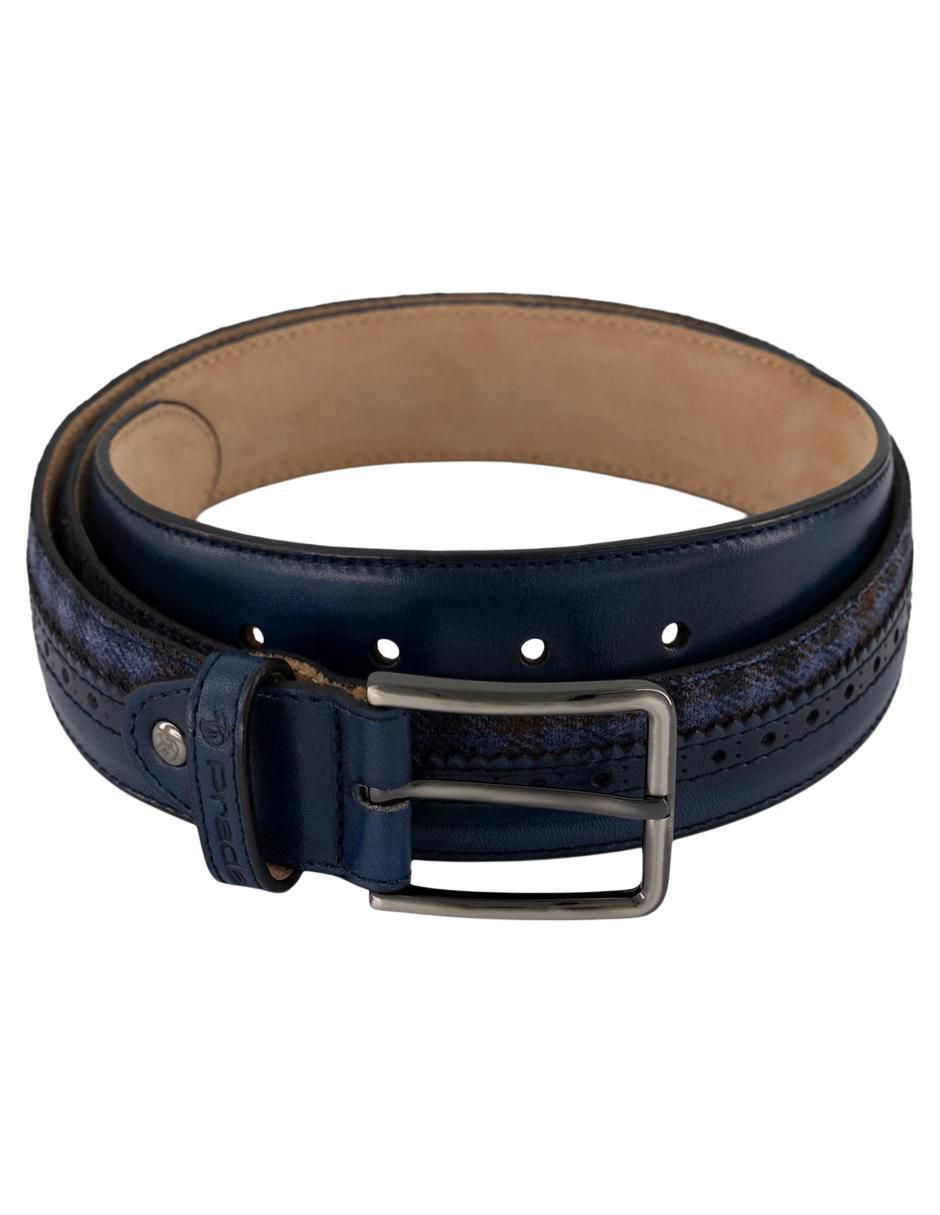 Cinturón de piel para hombre