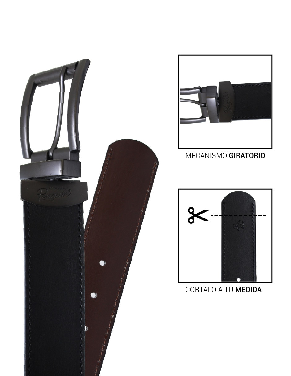 Cinturón Original Penguin de piel para hombre