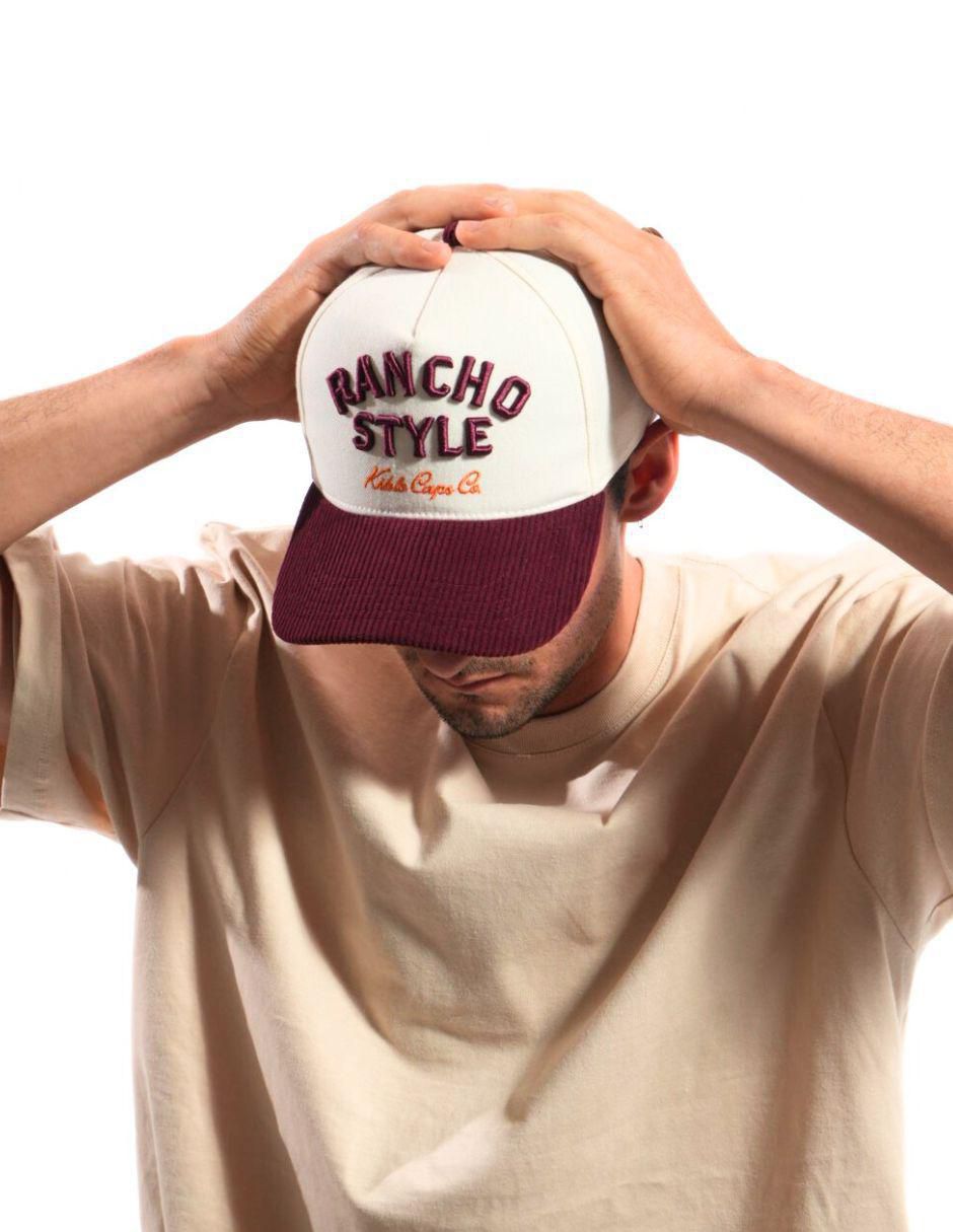 Gorra visera curva broche casual Western Malbec para adulto 5