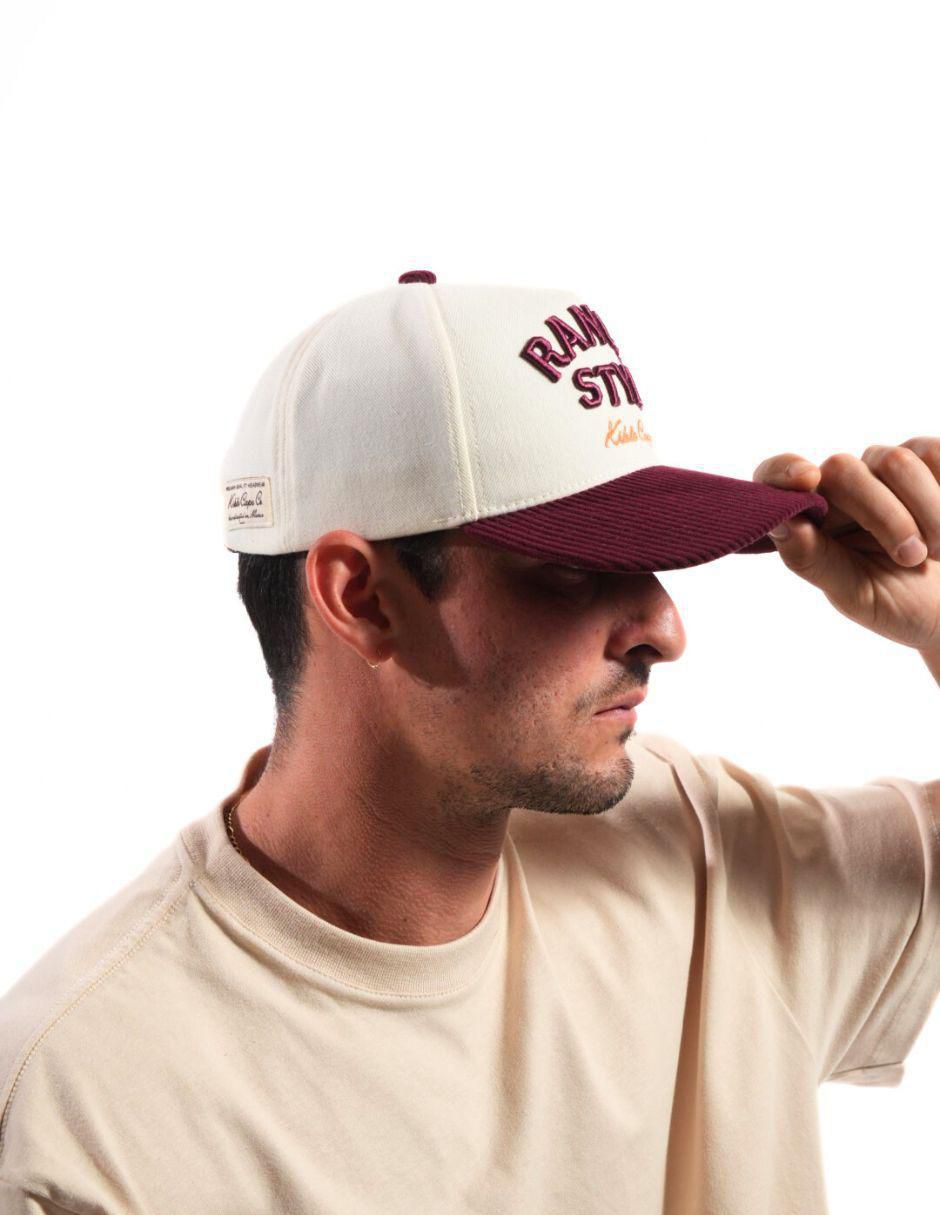 Gorra visera curva broche casual Western Malbec para adulto 2