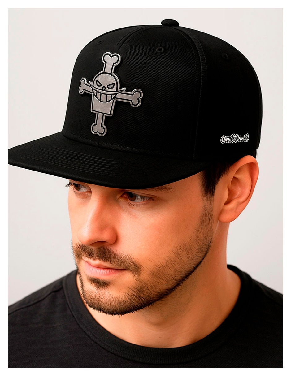 Gorra visera plana snapback casual para hombre