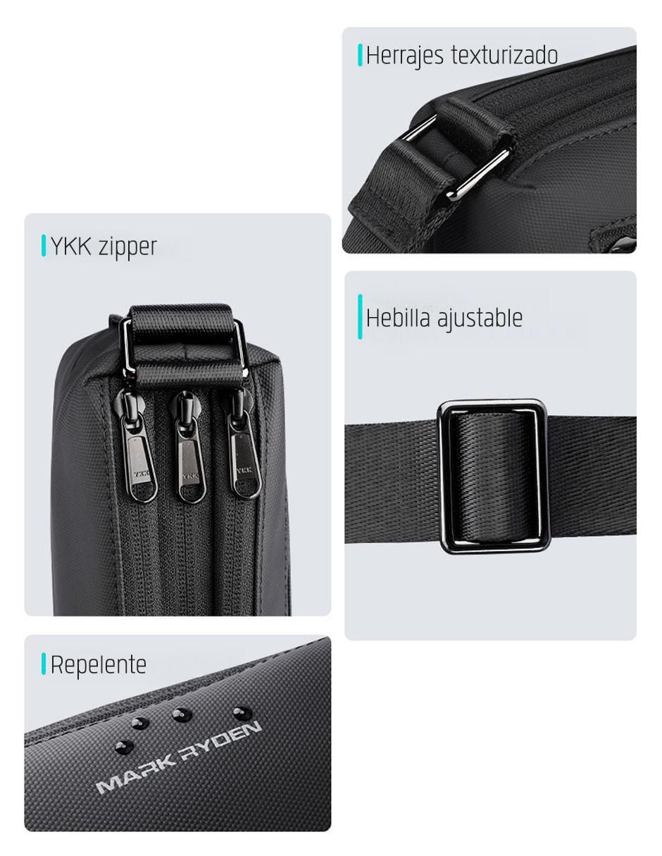 Bolsa crossbody unisex