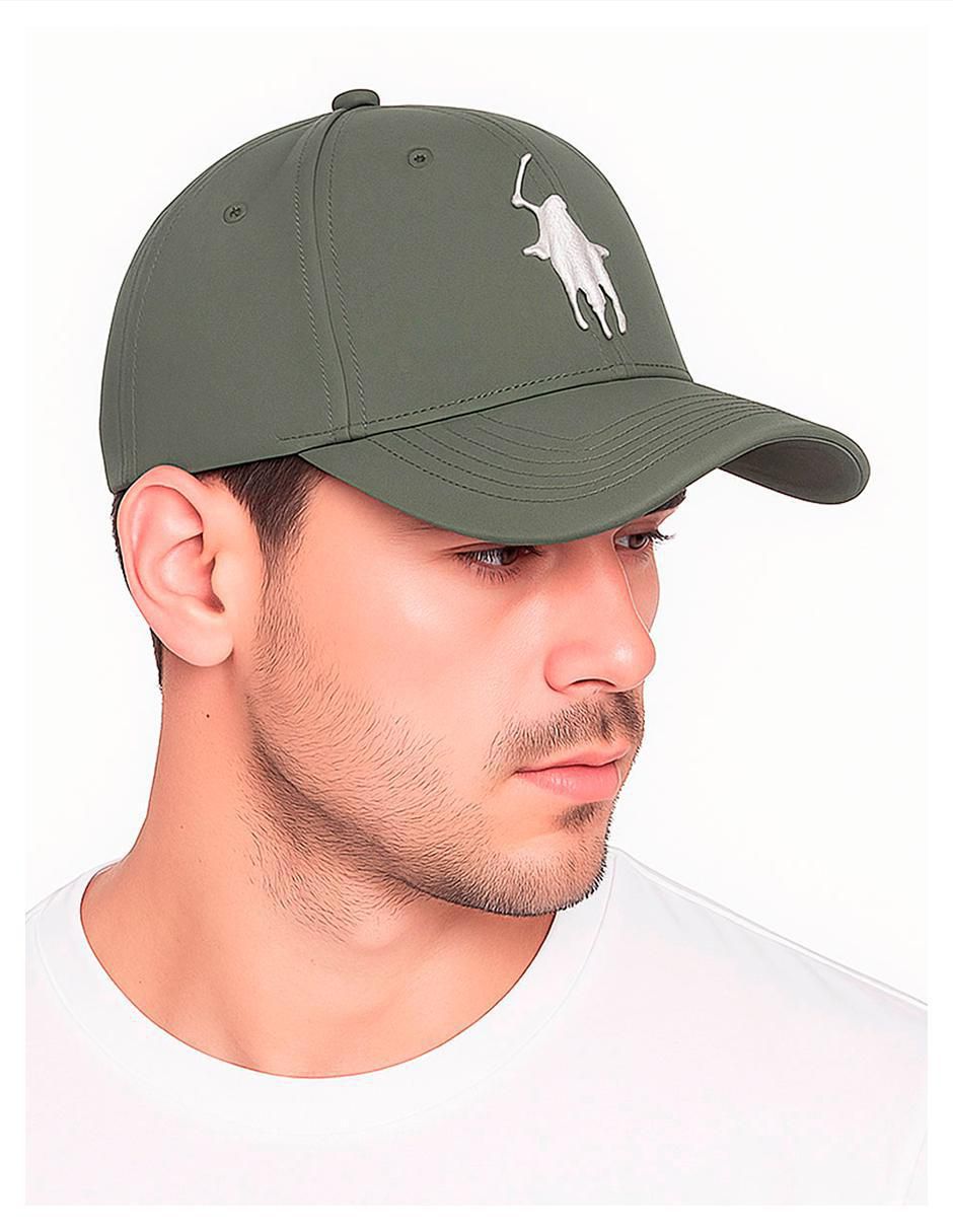 Gorra visera curva velcro casual para hombre