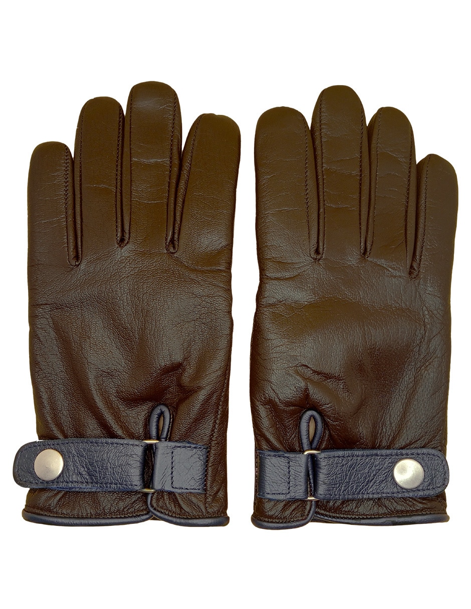 Guantes JBE de piel para hombre