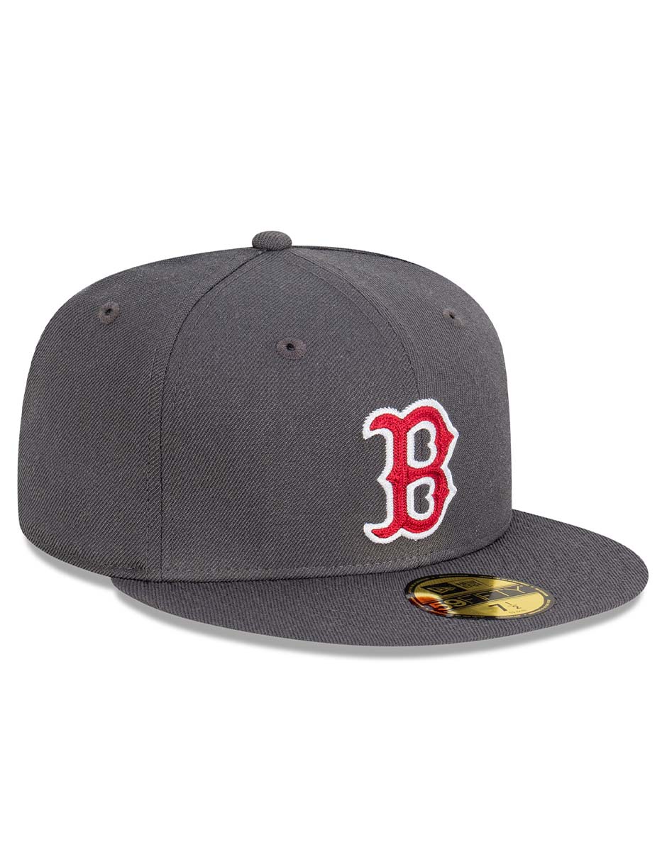 Gorra visera plana cerrada para béisbol Seasonal Chain Stitch Boston Red Sox para hombre 6
