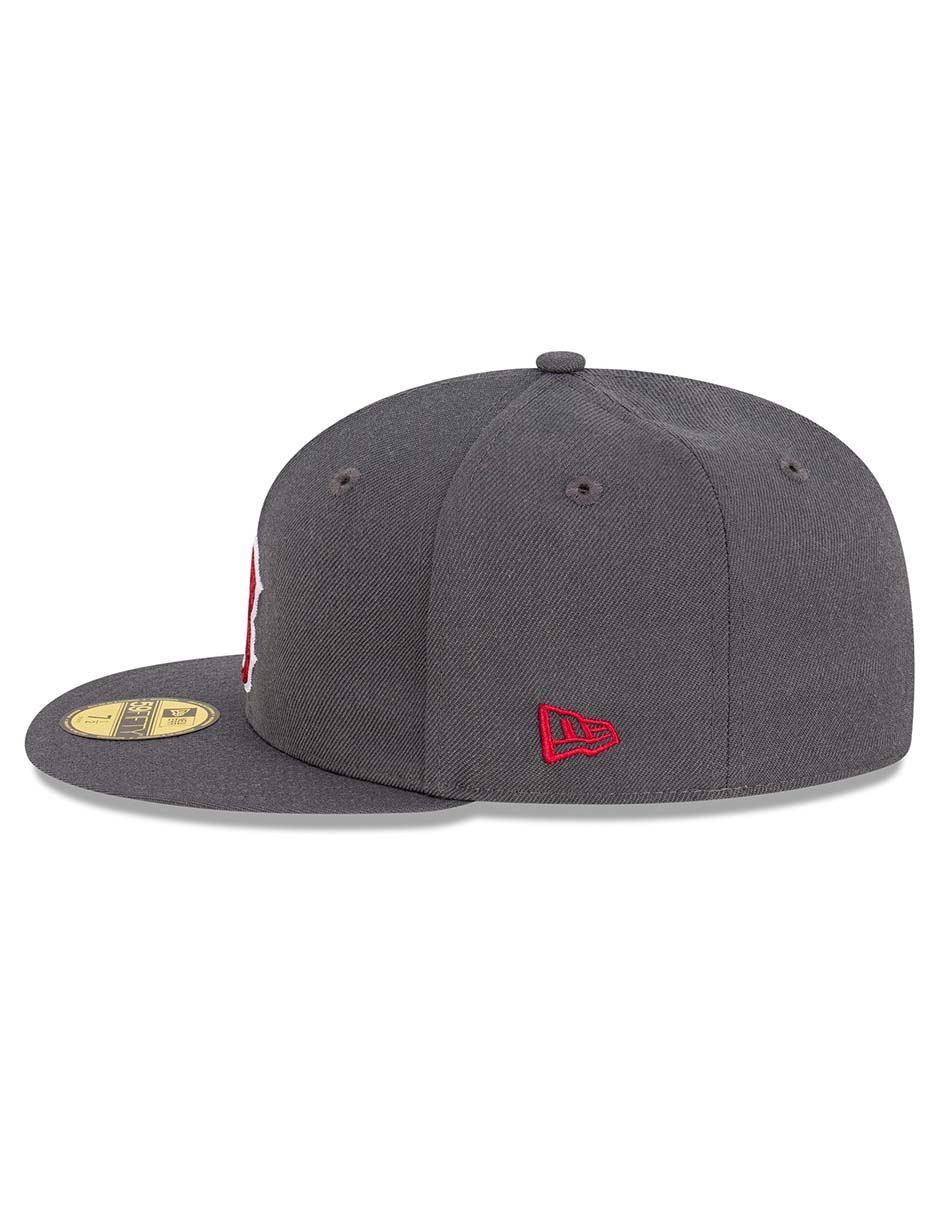 Gorra visera plana cerrada para béisbol Seasonal Chain Stitch Boston Red Sox para hombre 2