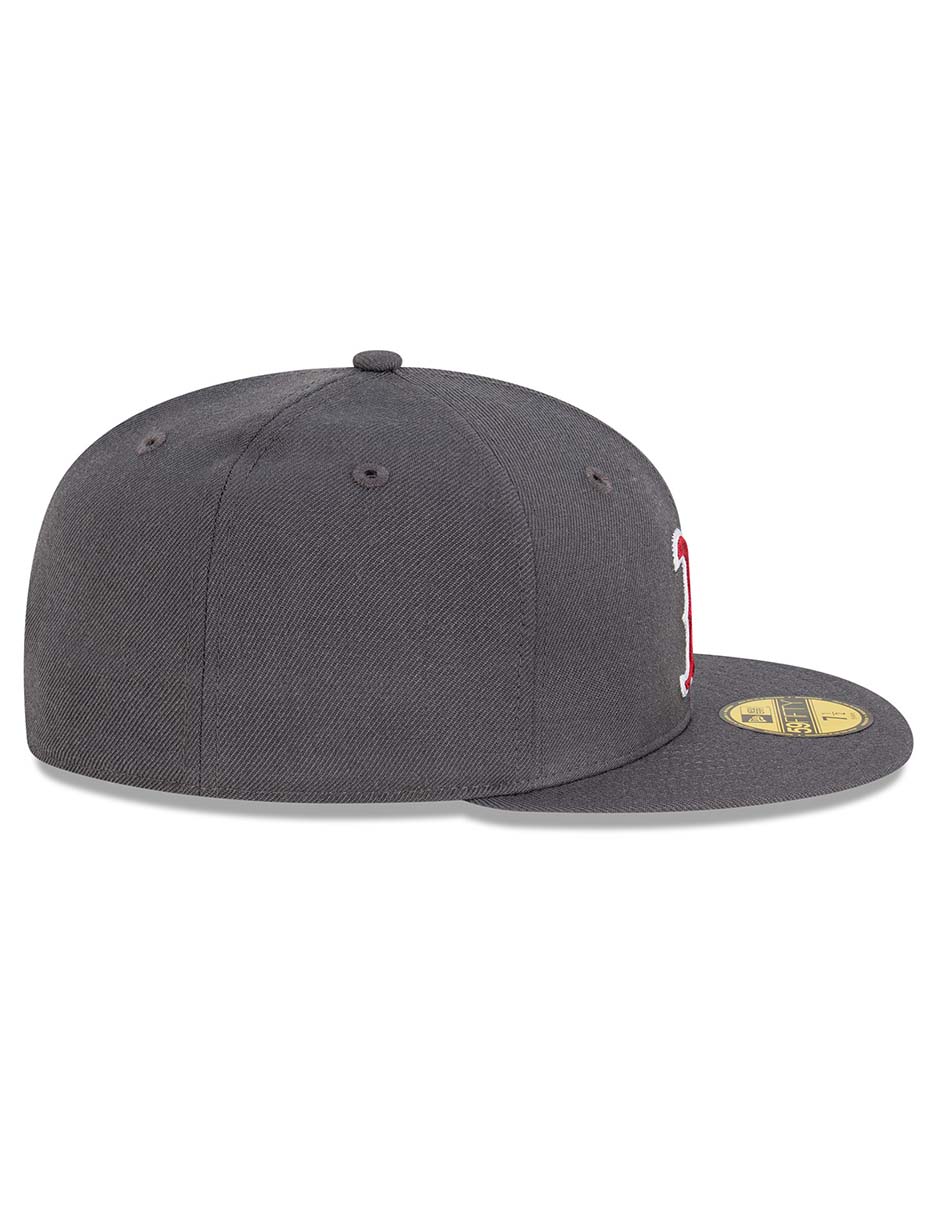 Gorra visera plana cerrada para béisbol Seasonal Chain Stitch Boston Red Sox para hombre 3
