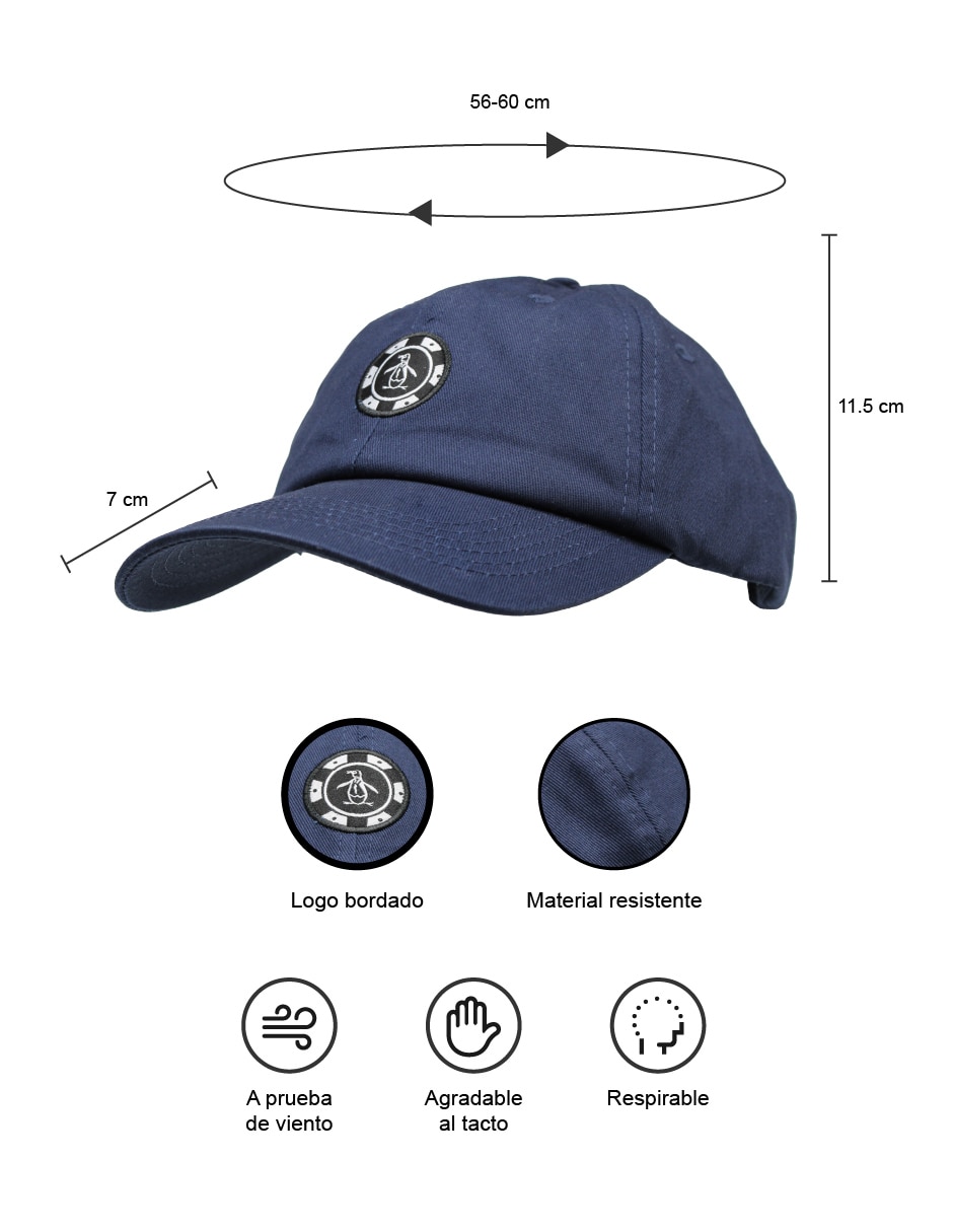 Gorra con visera curva correa ajustable para adulto 4