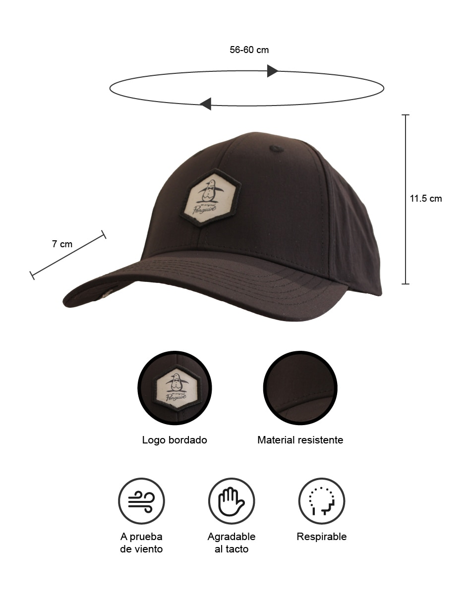 Gorra visera curva correa ajustable casual para hombre 5