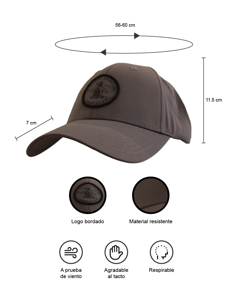 Gorra visera curva broche casual para hombre 2