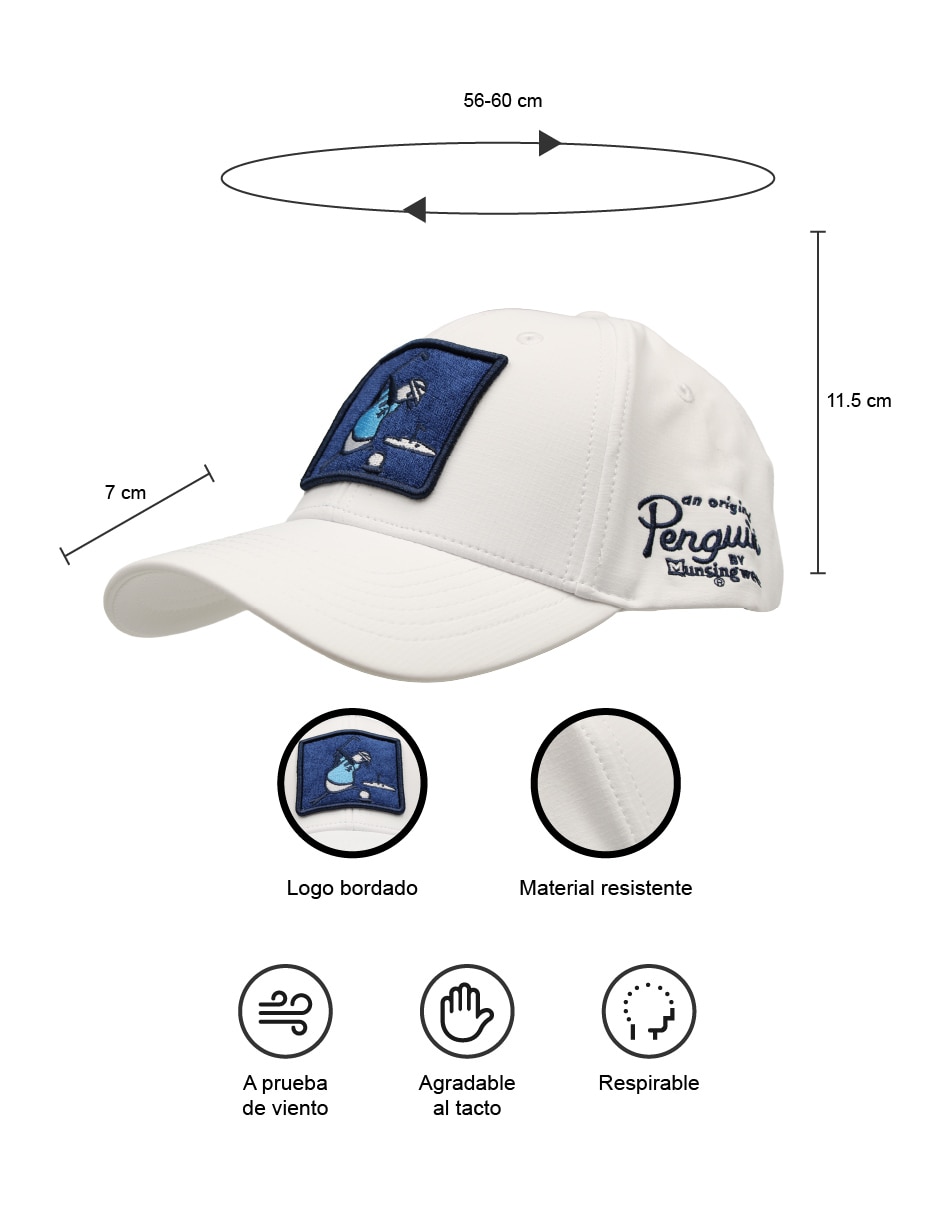 Gorra visera curva correa ajustable casual para hombre 4