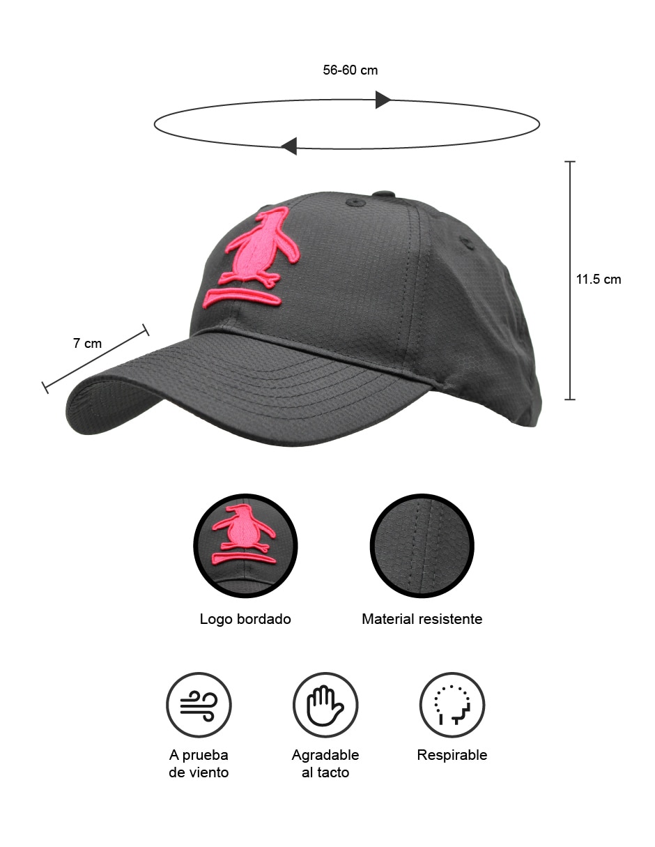 Gorra visera curva snapback casual Original Penguin para hombre