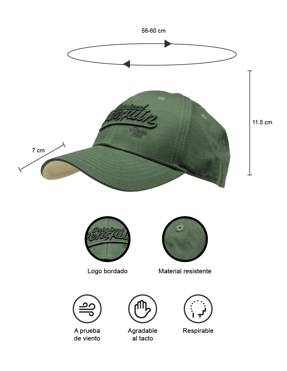 Gorra visera curva broche casual Original Penguin para hombre