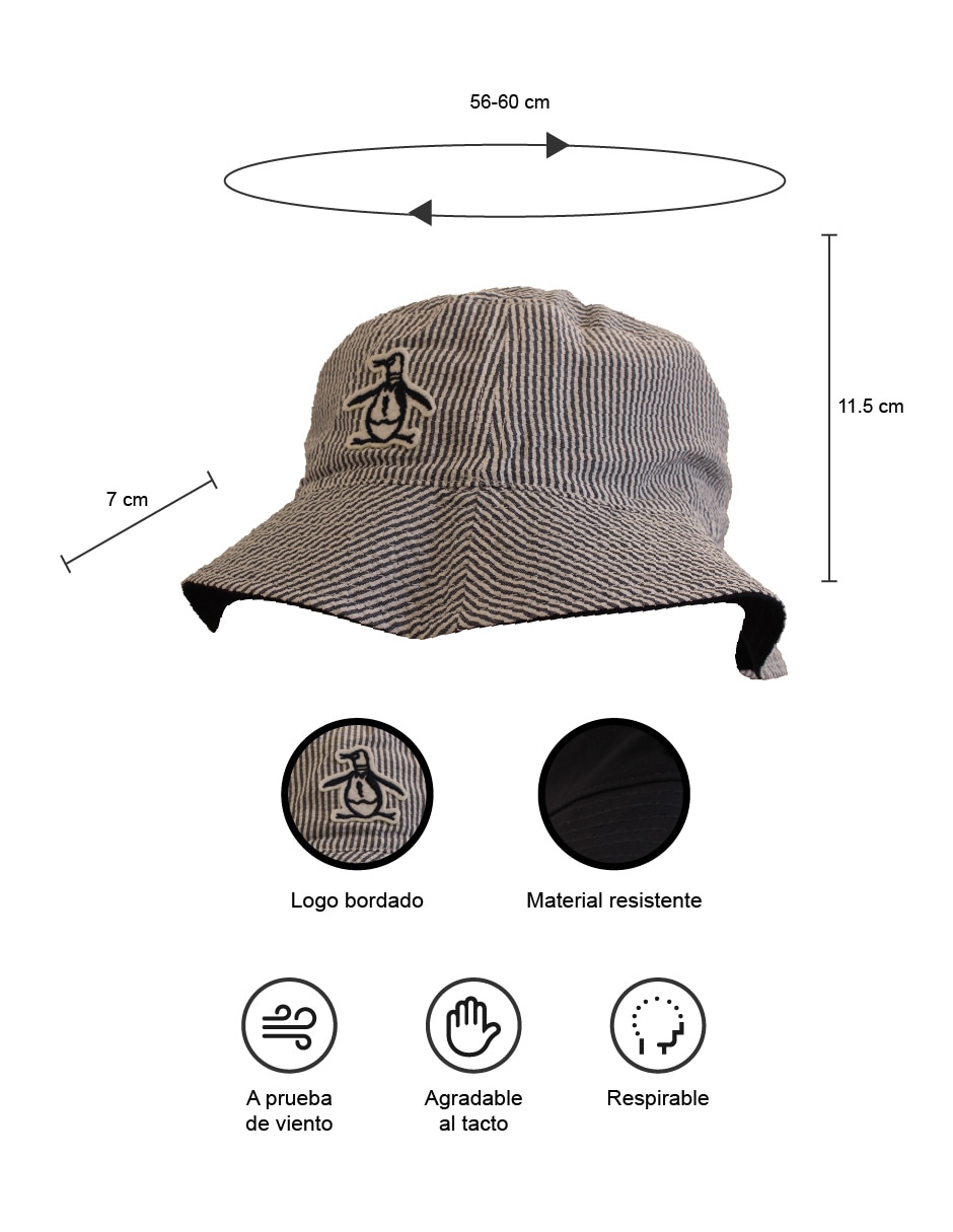 Gorro bucket casual para hombre 2