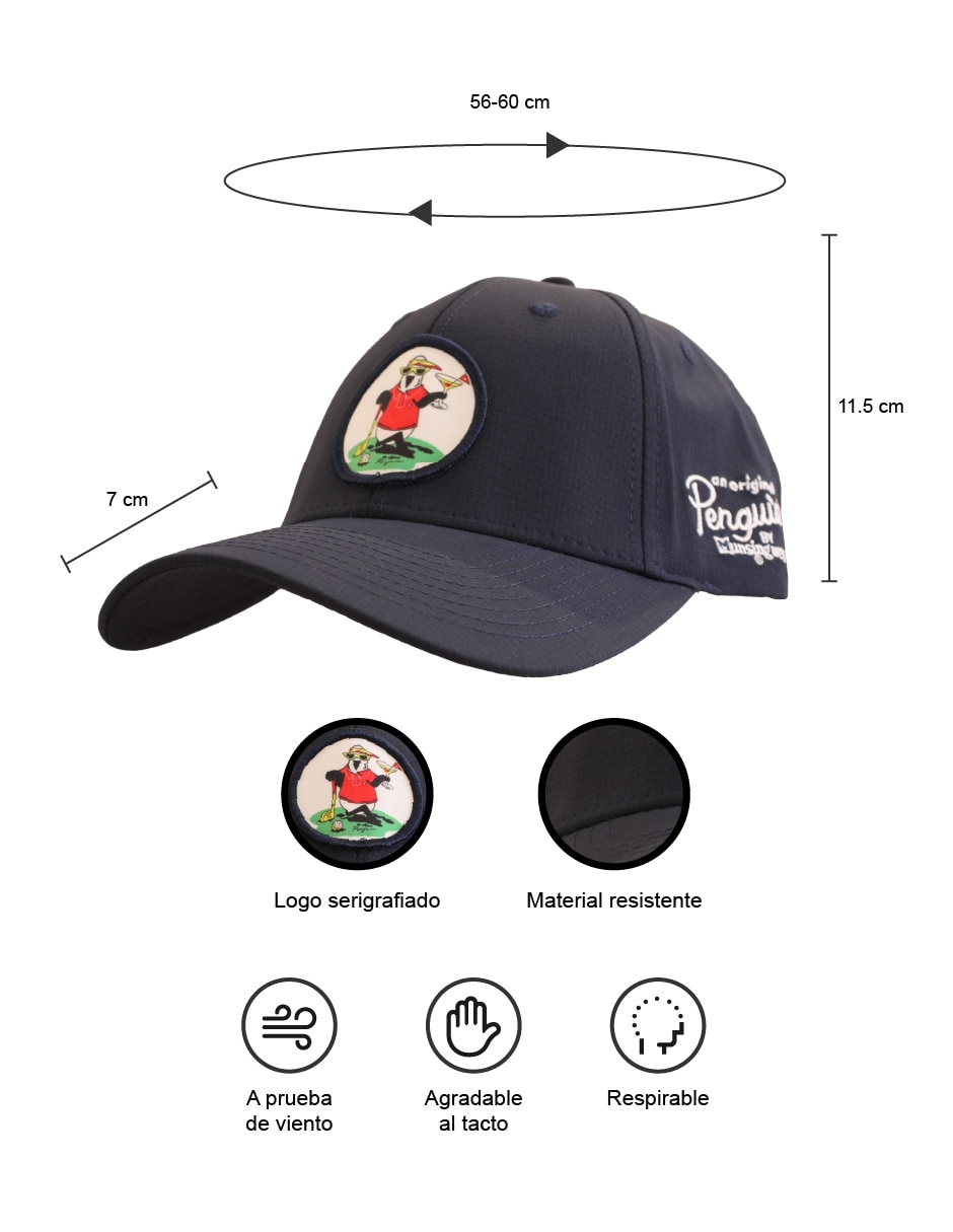 Gorra visera curva broche para hombre 4