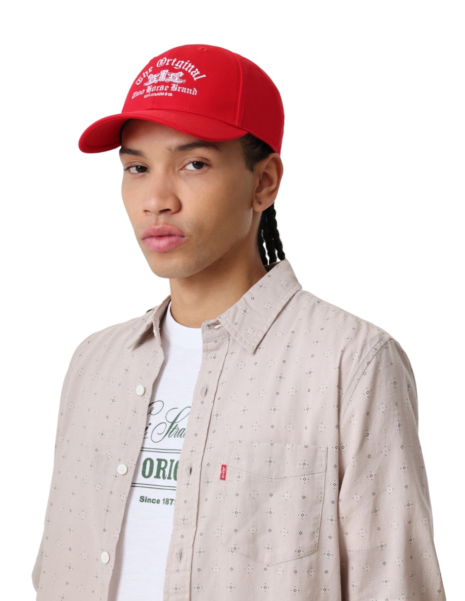 Gorra visera curva correa ajustable casual para hombre 2