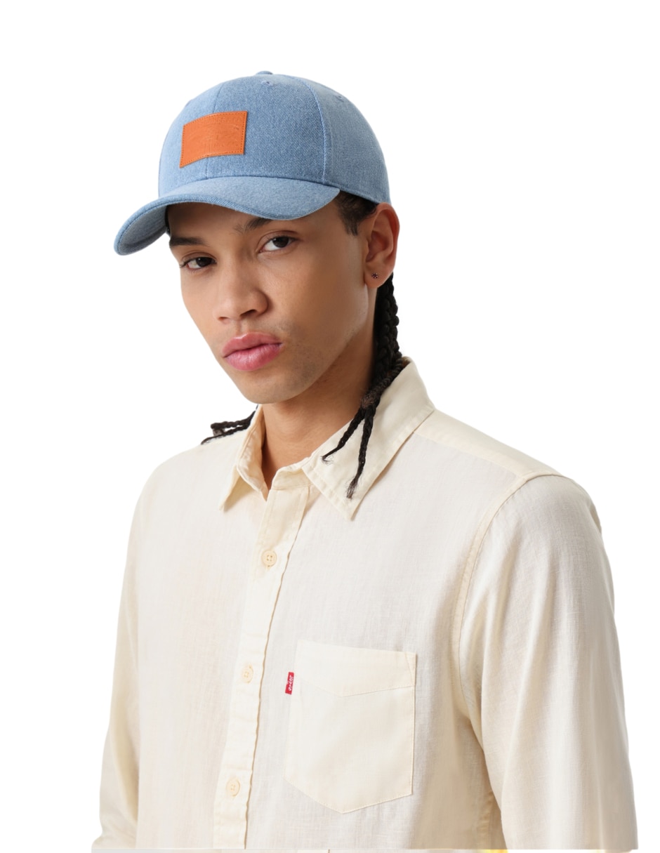 Gorra visera curva correa ajustable para hombre