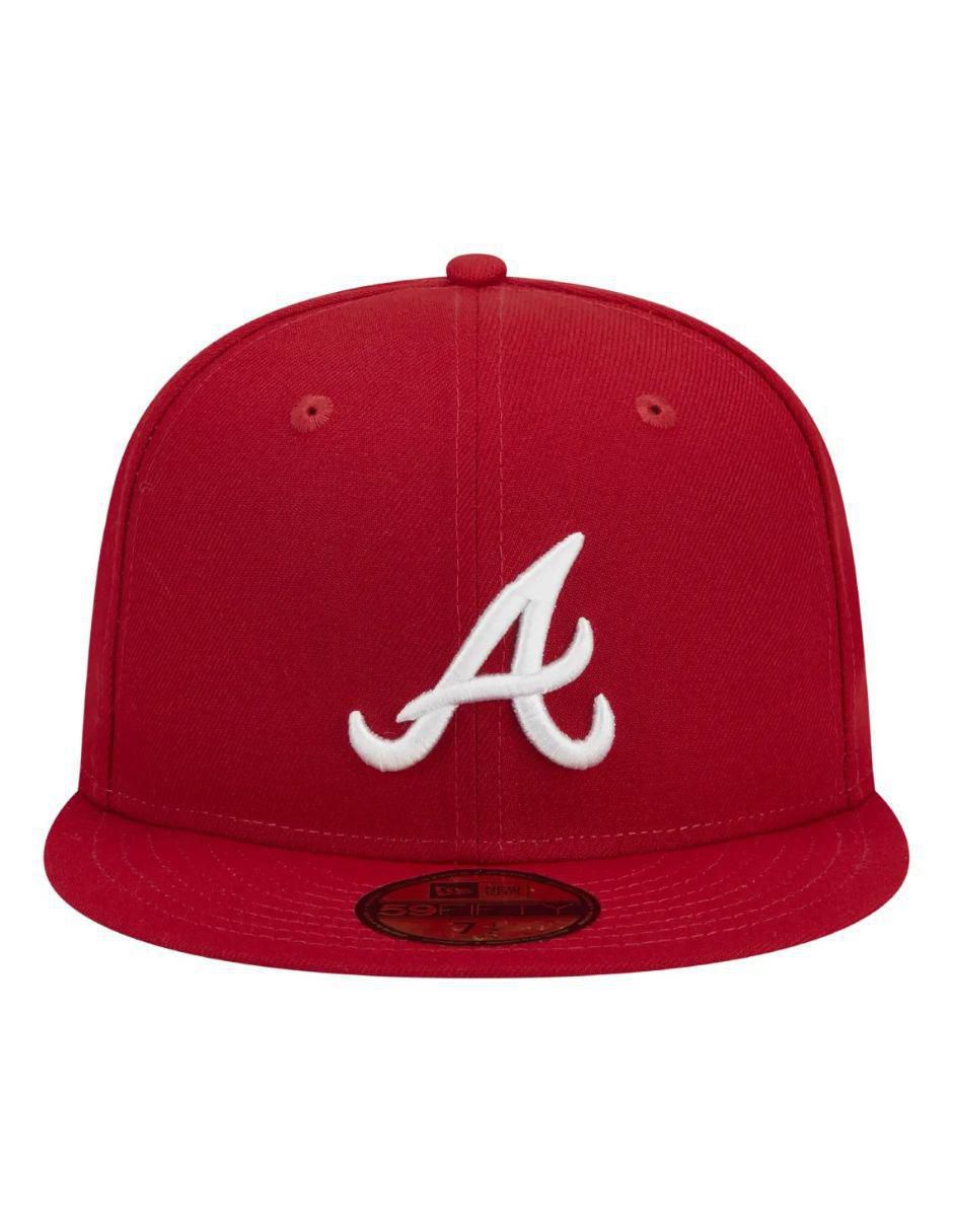 Gorra visera plana cerrada para béisbol Atlanta Braves para adulto 5