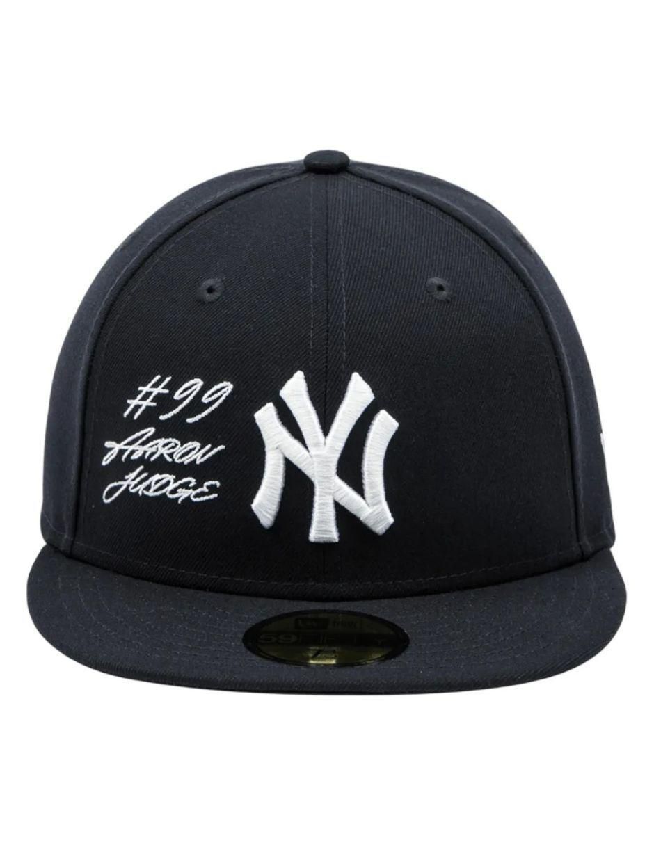 Gorra visera plana cerrada para béisbol MLB Script New York Yankees para adulto 4
