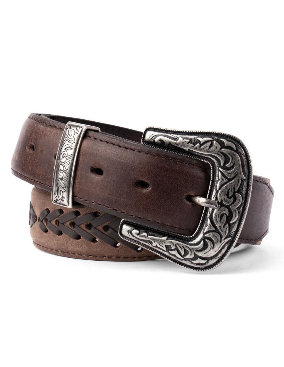 Cinturón de piel para hombre