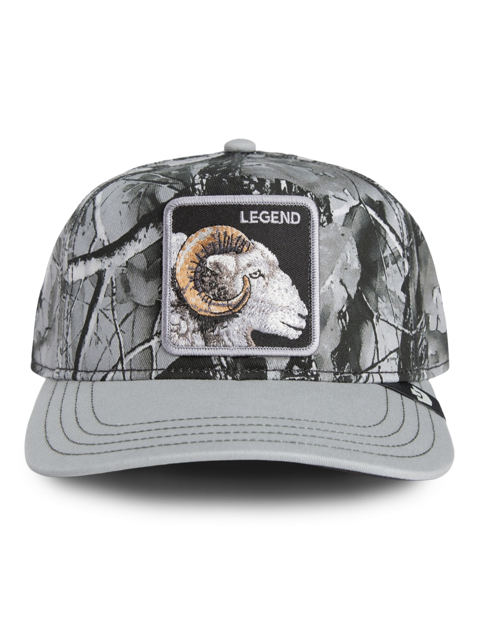 Gorra con visera curva snapback casual para adulto