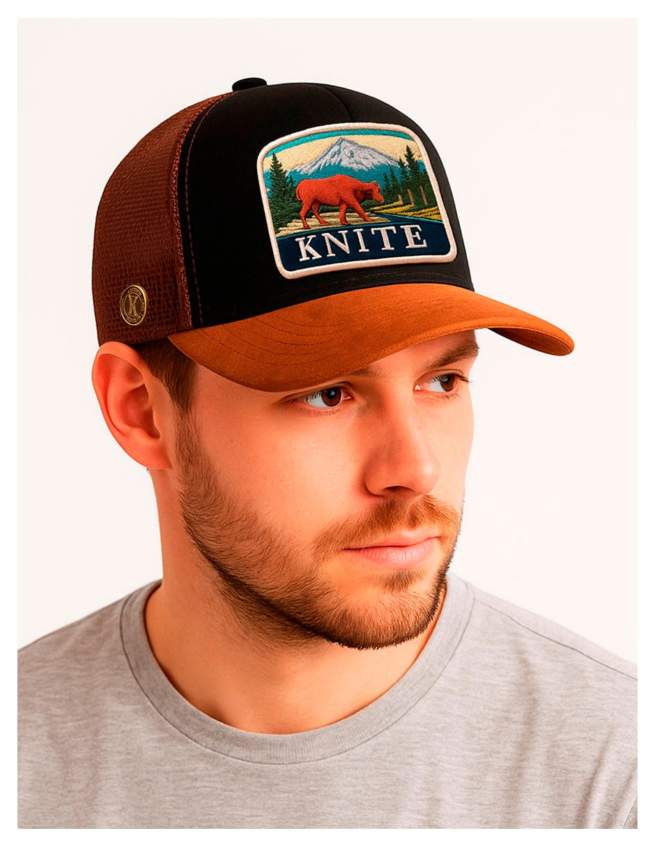 Gorra visera curva snapback casual para hombre