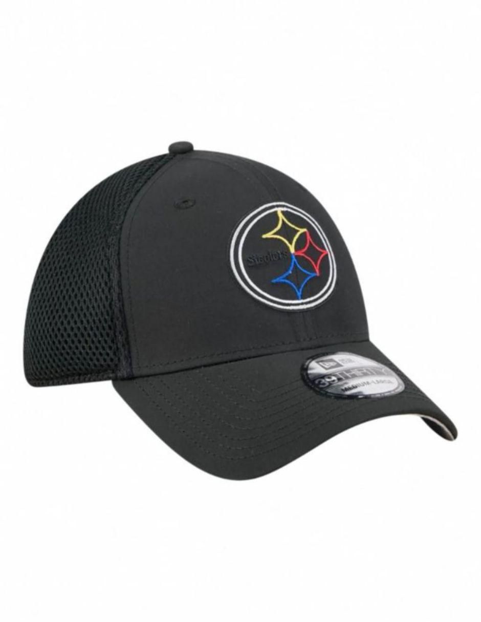Gorra visera curva cerrada para fútbol americano 3930 Outline Pittsburgh Steelers para adulto