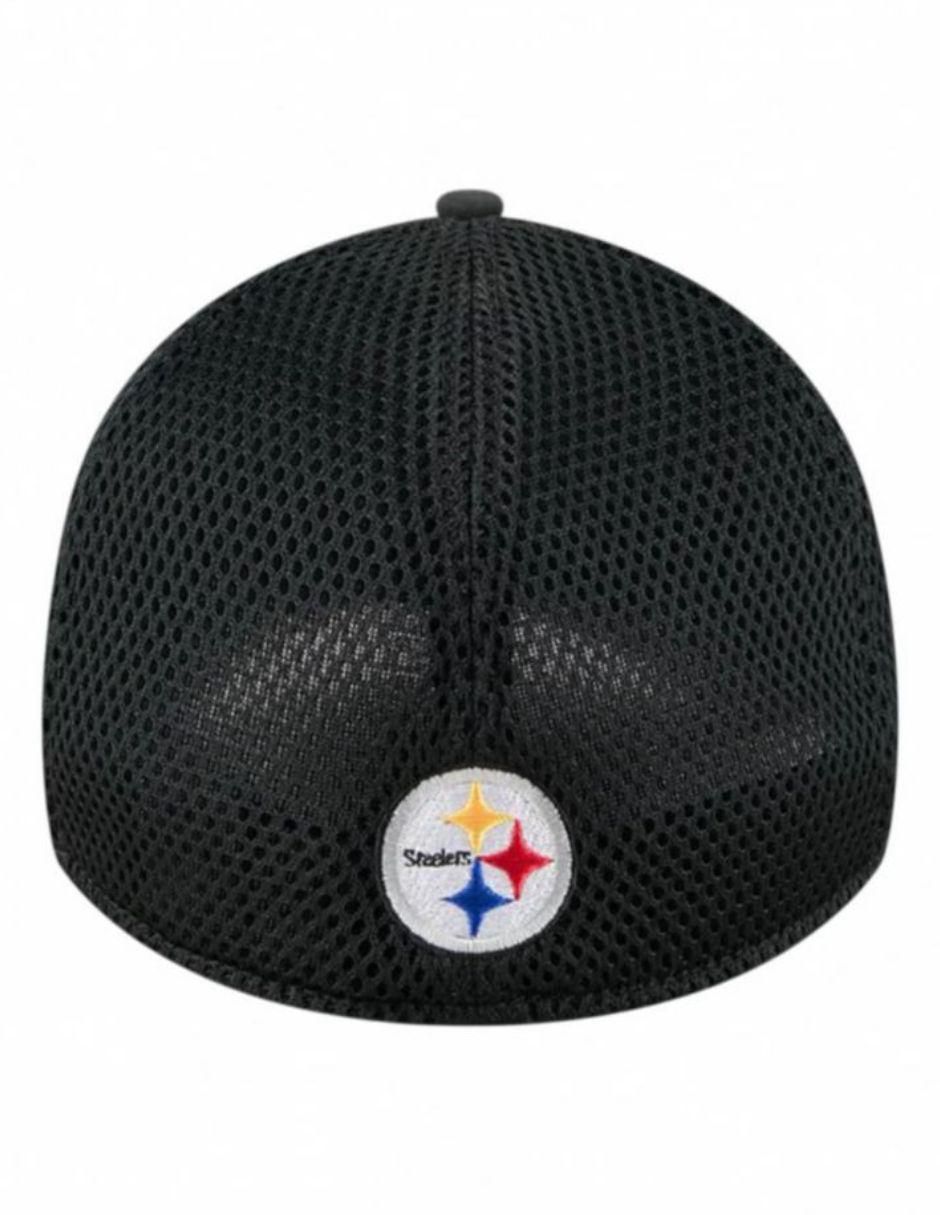 Gorra visera curva cerrada para fútbol americano 3930 Outline Pittsburgh Steelers para adulto