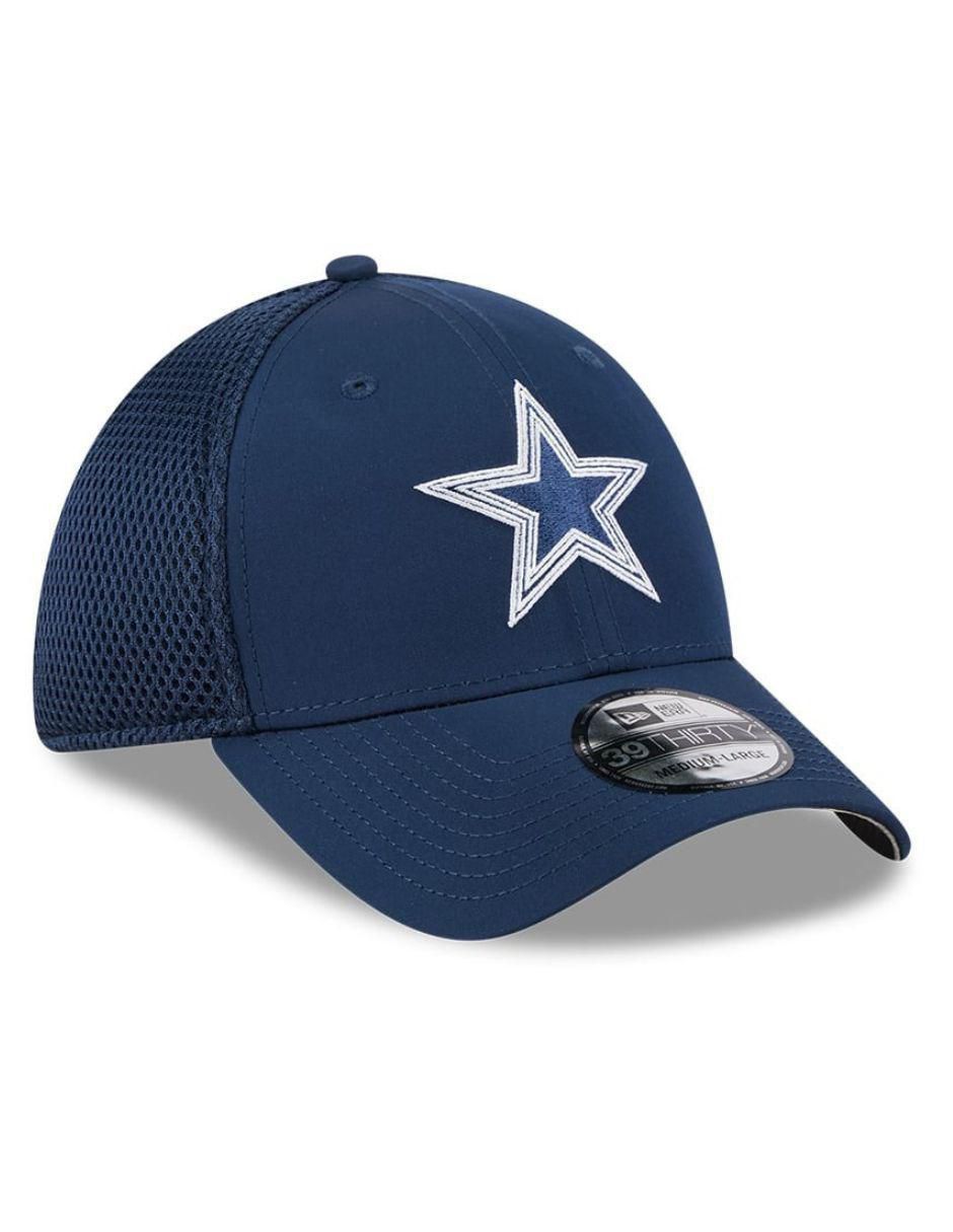 Gorra visera curva cerrada para fútbol americano 3930 Outline Dallas Cowboys para adulto