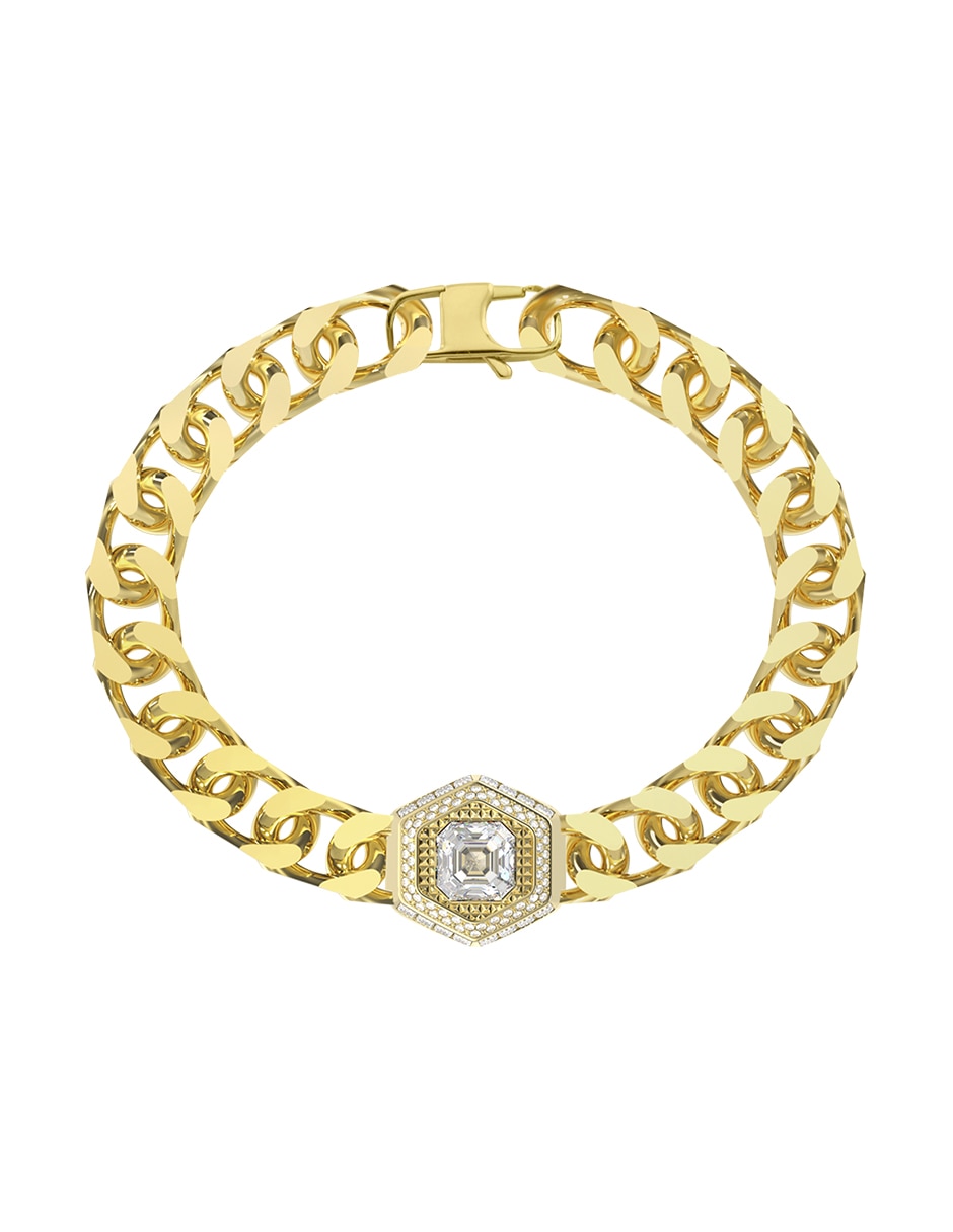 Brazalete con cristal Lion King acabado brillante Brazalete con cristal Lion King acabado brillante