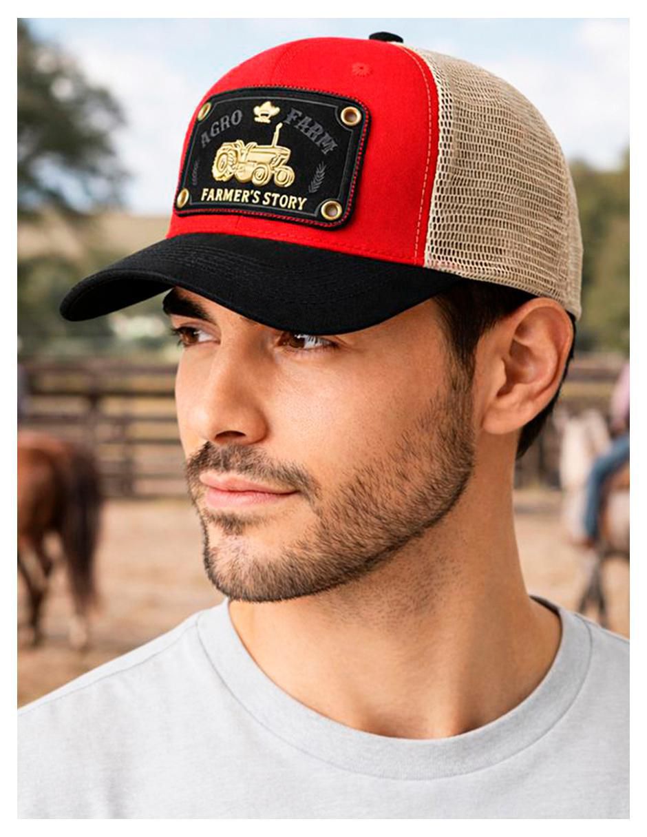 Gorra visera curva snapback casual para hombre 4