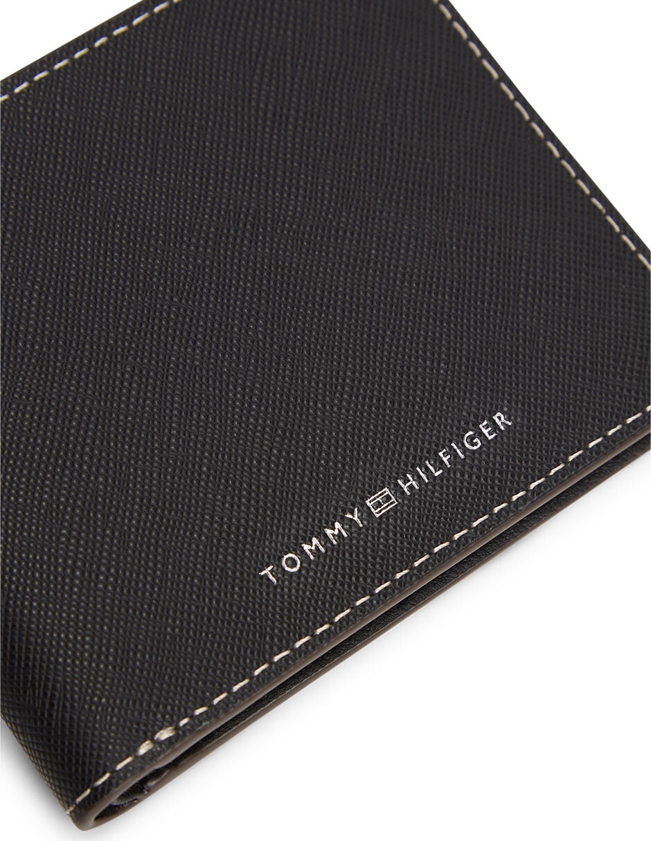 Cartera tommy hilfiger th saffiano hombre