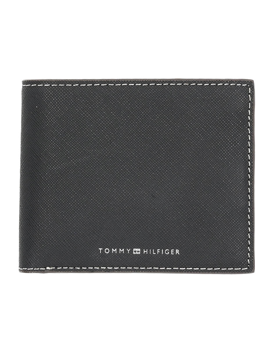 Cartera tommy hilfiger th saffiano hombre