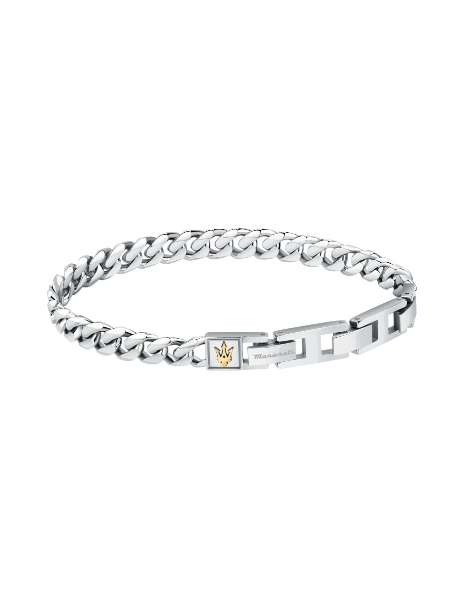 Pulsera Maserati Iconic acabado brillante