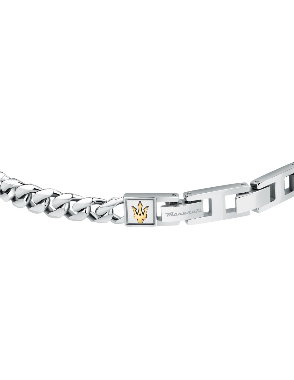 Pulsera Maserati Iconic acabado brillante