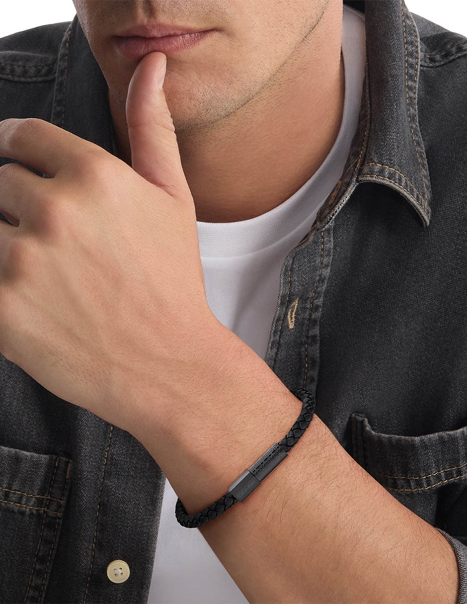 Brazalete Industrial Facets acabado mate 4
