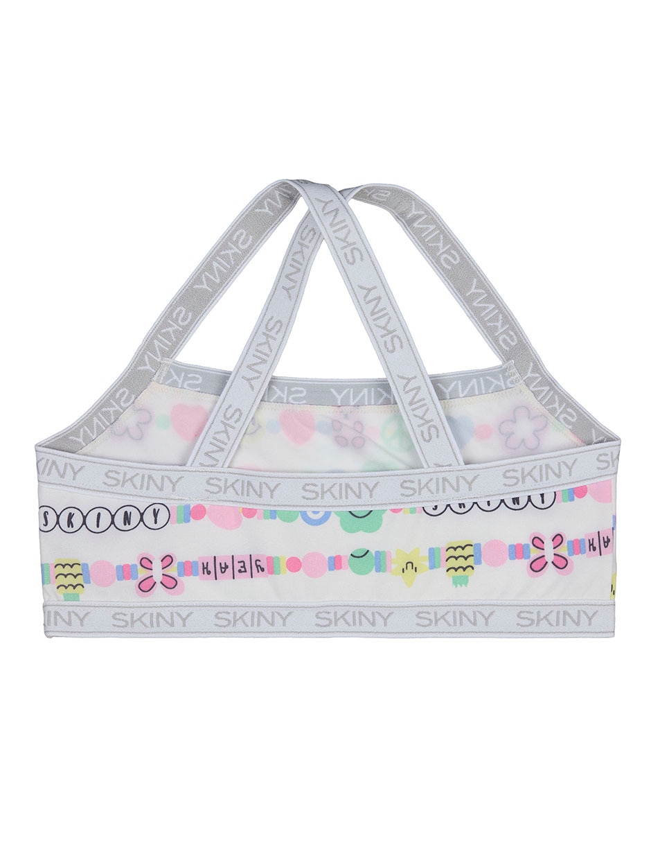 Set top skiny de algodón para niña