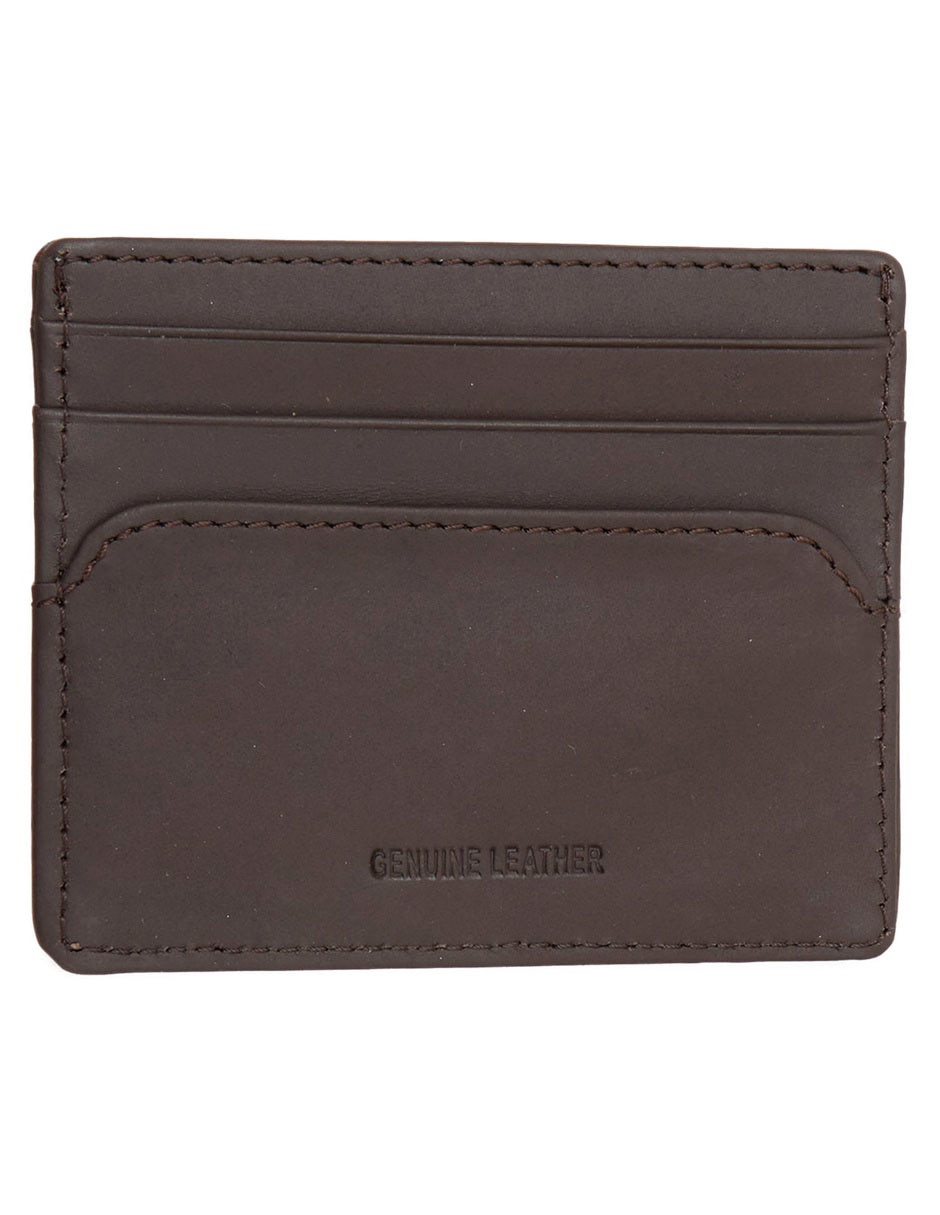 Tarjetero Dockers de piel para hombre