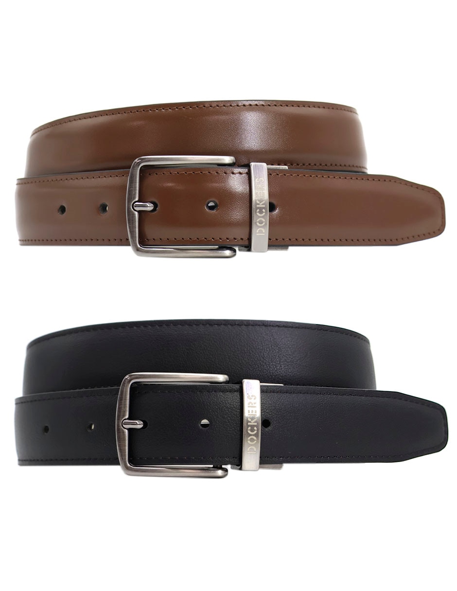 Cinturón de piel para hombre