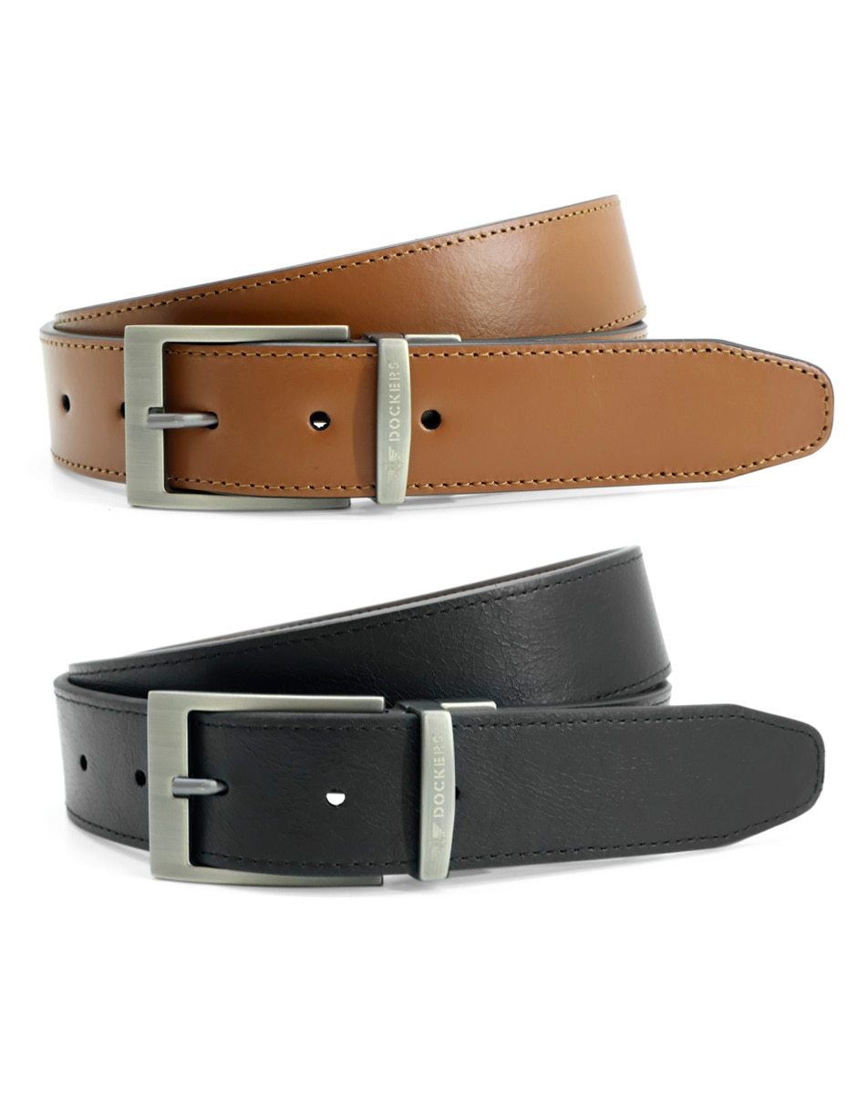 Cinturón de piel para hombre