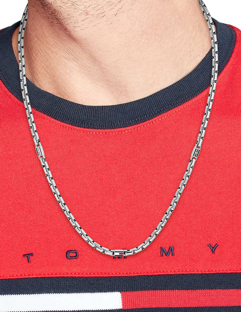 Collar de eslabones Tommy 3D Flag Metal 3